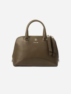 Isotta Vegan Leather Handbag | Olive