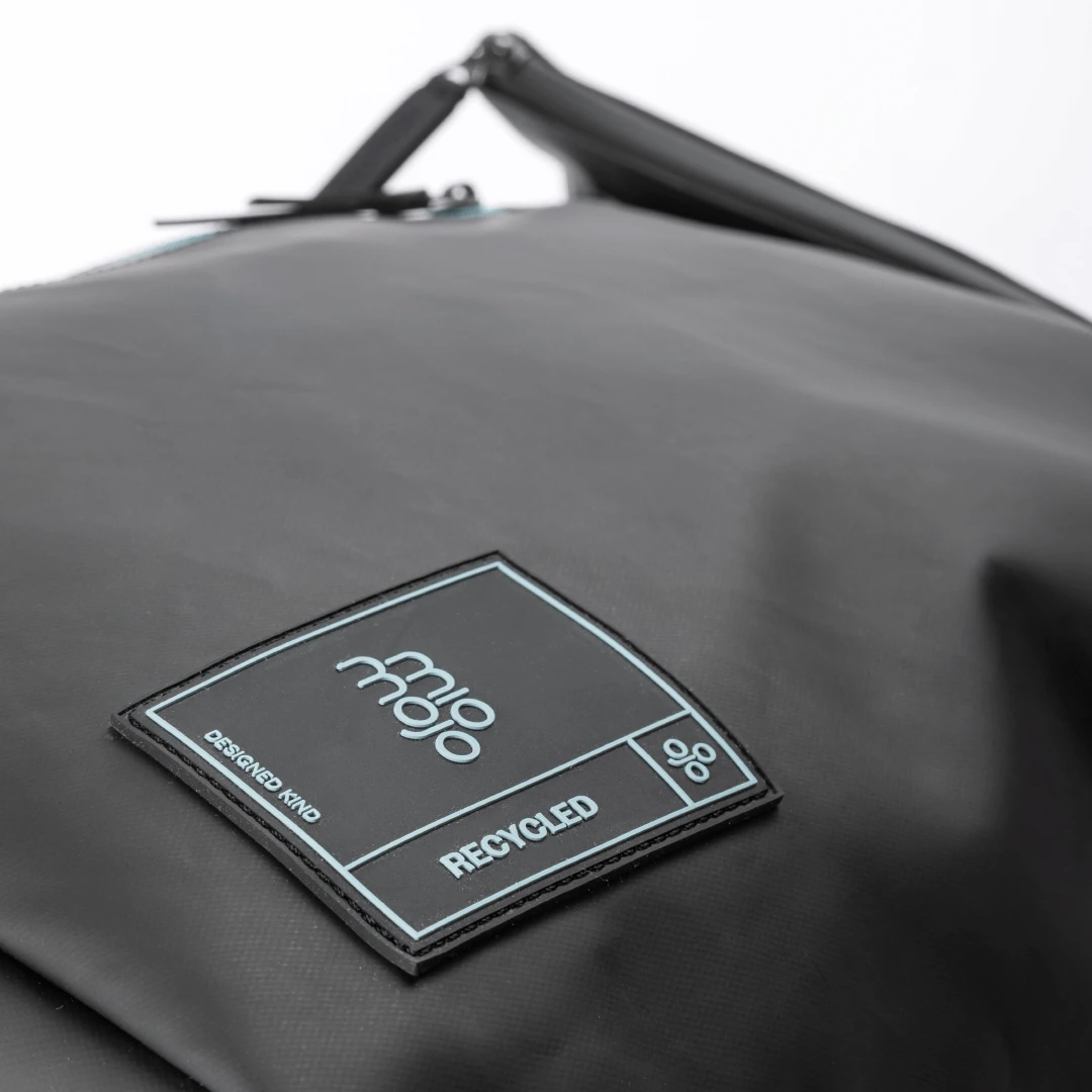 Leonardo Recycled PET Waterproof Vegan Backpack | Black 8 Leonardo Recycled PET Waterproof Vegan Backpack | Black - Image 6