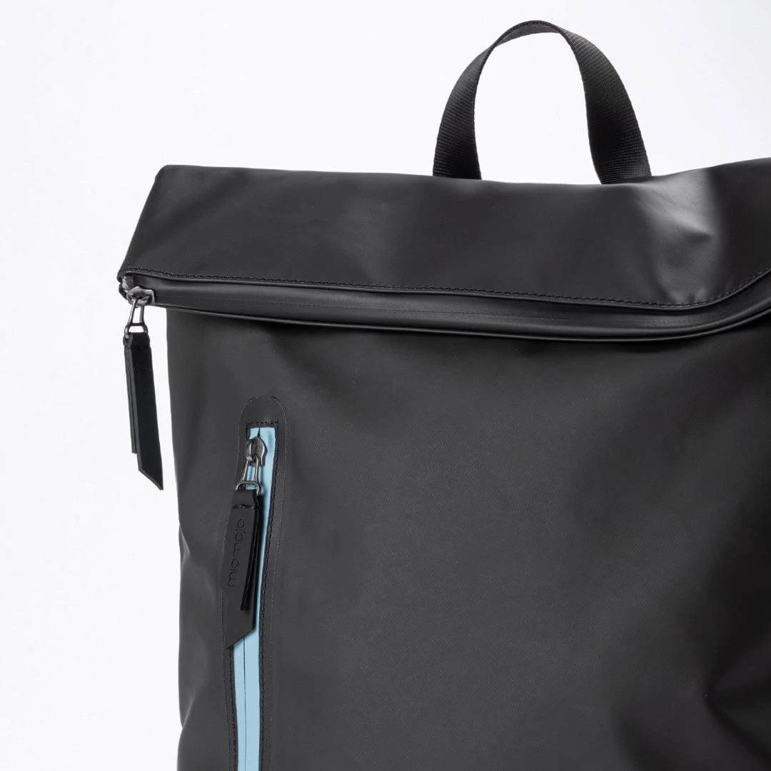 Leonardo Recycled PET Waterproof Vegan Backpack | Black 13 Leonardo Recycled PET Waterproof Vegan Backpack | Black - Image 11