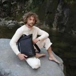 Leonardo Recycled PET Waterproof Vegan Backpack | Black 25 Leonardo Recycled PET Waterproof Vegan Backpack | Black -Women Clothing Store mio mojo leonardo 30458111787121