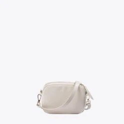 Mimi Recycled Vegan Leather Crossbody Camera Bag | White -Women Clothing Store mio mojo mimi 30290969755761