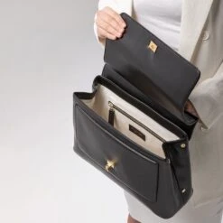 Tecla Vegan Leather Handbag | Black -Women Clothing Store mio mojo tecla 30290983125105