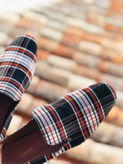 Mantelata Vegan Recycled Check Loafers | Black 14 Mantelata Vegan Recycled Check Loafers | Black -Women Clothing Store momoc mantelata noir vegan 28990075994225