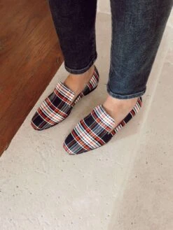 Mantelata Vegan Recycled Check Loafers | Black 19 Mantelata Vegan Recycled Check Loafers | Black -Women Clothing Store momoc mantelata noir vegan 28991326781553