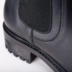 Karen Vegan Leather Mid-Calf Chelsea Boots | Black -Women Clothing Store nae vegan shoes karen black chelsea mid calf boot 30442817552497