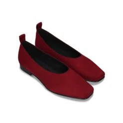 Melita Women's Ballerina Vegan Suede Flats | Burgundy 9 Melita Women's Ballerina Vegan Suede Flats | Burgundy -Women Clothing Store nae vegan shoes melita bordeaux vegan ballerina flat heel 30797756268657