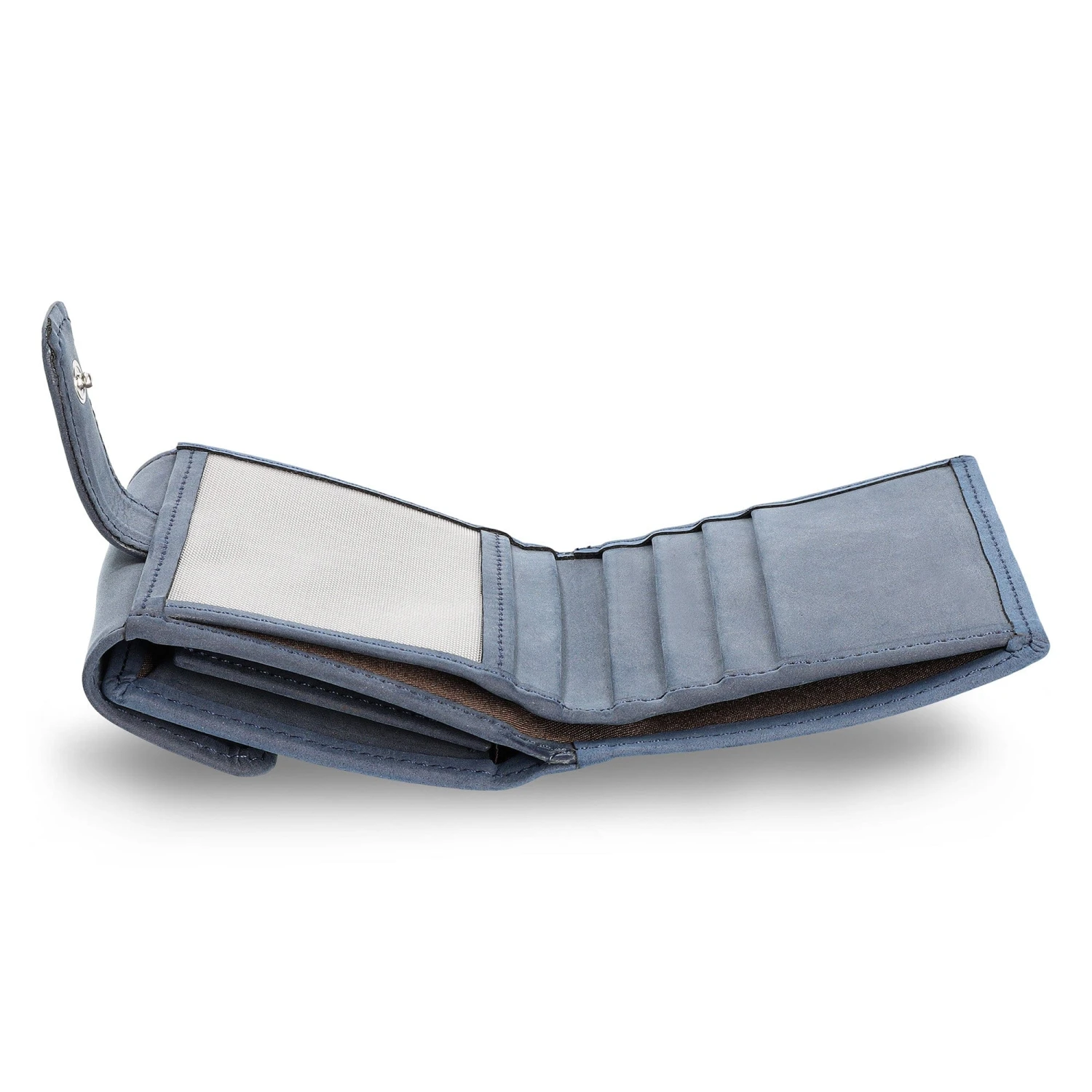 Gabe Vegan Leather Card And Coin Wallet | Blue 5 Gabe Vegan Leather Card And Coin Wallet | Blue - Image 3