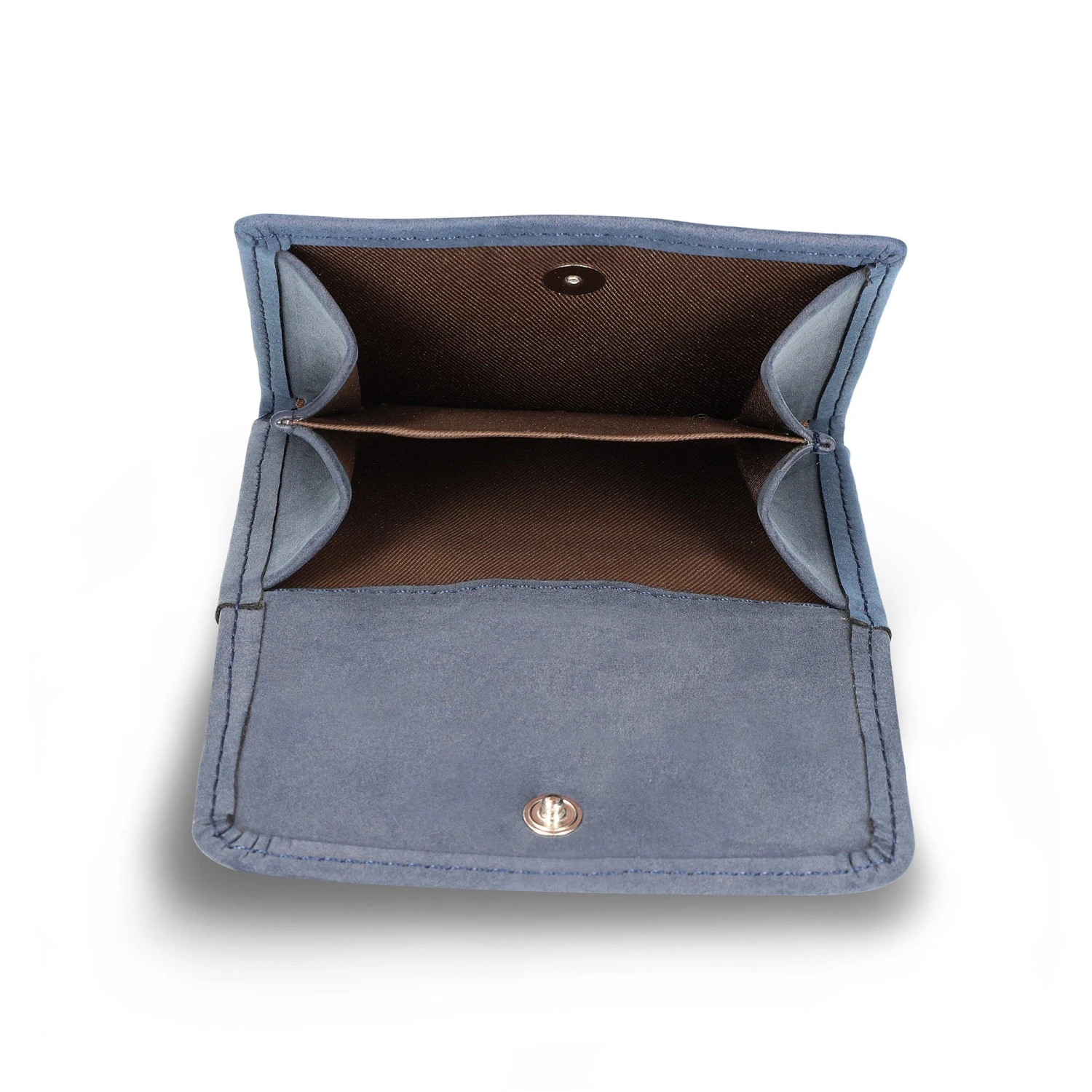 Gabe Vegan Leather Card And Coin Wallet | Blue 6 Gabe Vegan Leather Card And Coin Wallet | Blue - Image 4