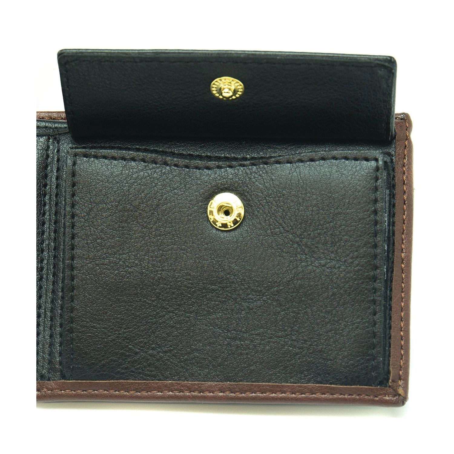 Lyon Men's Wallet With Coin Pocket | Brown 7 Lyon Men's Wallet With Coin Pocket | Brown - Image 5