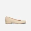 Fresia Vegan Suede Low Heeled Ballerinas | Beige -Women Clothing Store nae vegan shoes uk8 eu42 us10 fresia vegan suede low heeled ballerinas beige 30705161404529