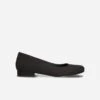 Fresia Vegan Suede Low Heeled Ballerinas | Black -Women Clothing Store nae vegan shoes uk8 eu42 us10 fresia vegan suede low heeled ballerinas black 30705161863281