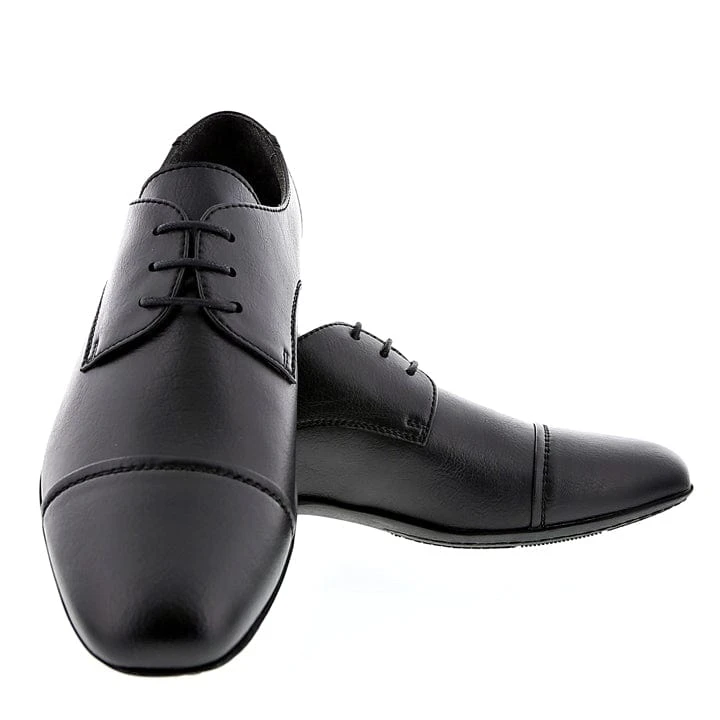 Roberto Men's Nappa Vegan Leather | Black 4 Roberto Men's Nappa Vegan Leather | Black - Image 2