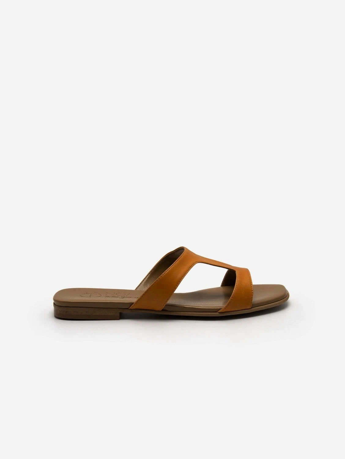Letizia Vegan Nappa Leather Slip On Sandal | Ochre 3 Letizia Vegan Nappa Leather Slip On Sandal | Ochre