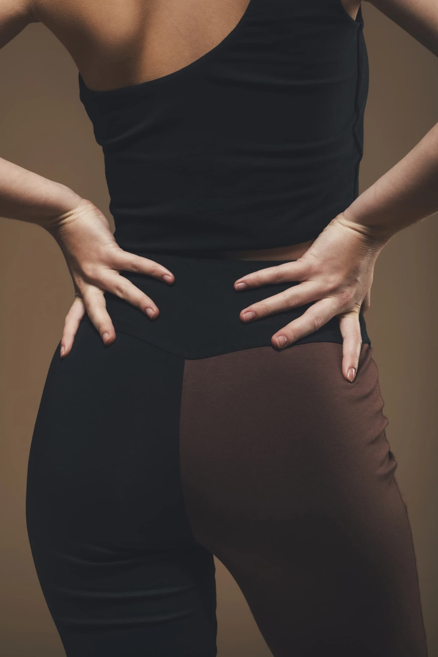 Organic Cotton Cycling Shorts |Black & Brown 6 Organic Cotton Cycling Shorts |Black & Brown - Image 4