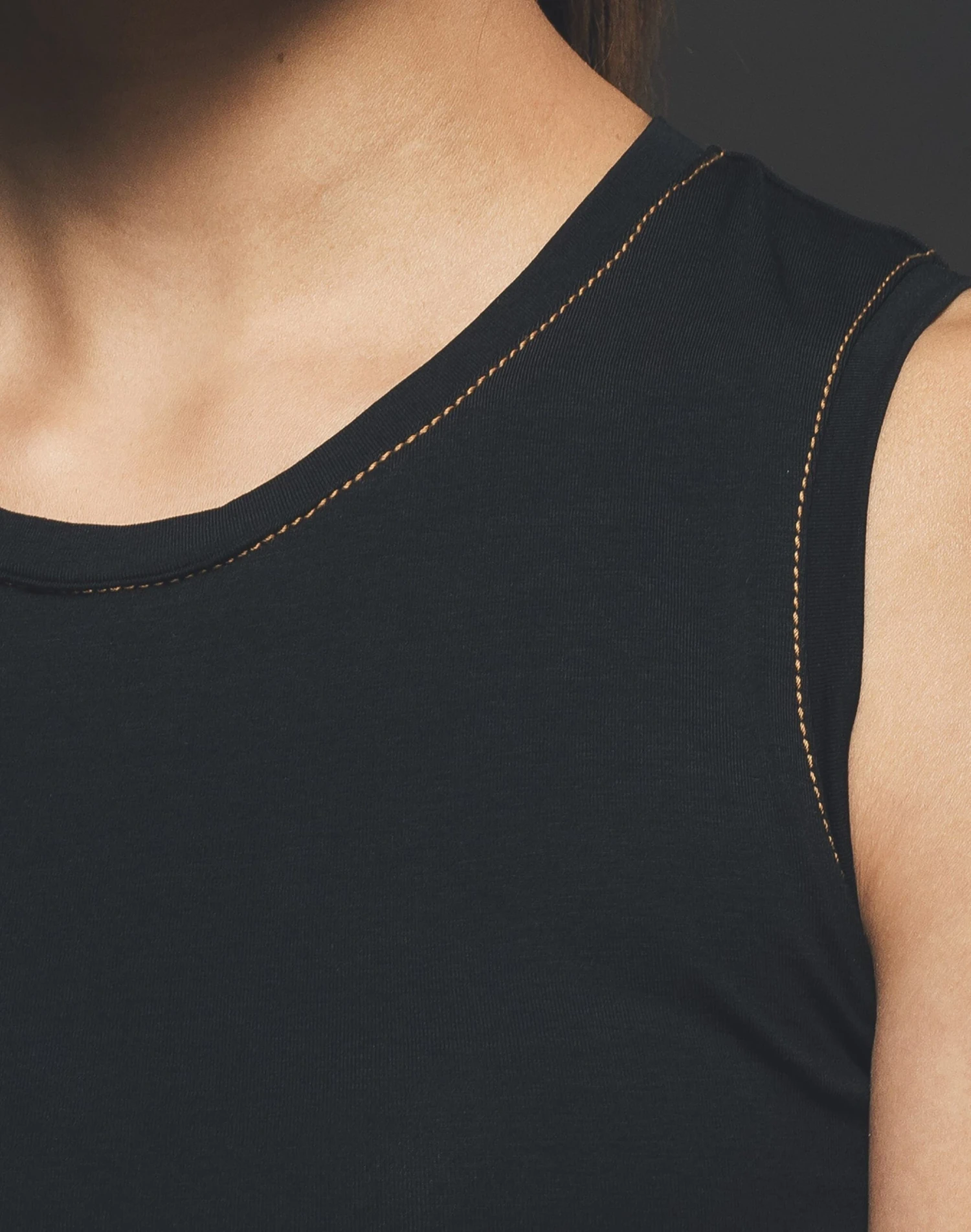 Organic Cotton Stretch Jumpsuit | Black 5 Organic Cotton Stretch Jumpsuit | Black - Image 3