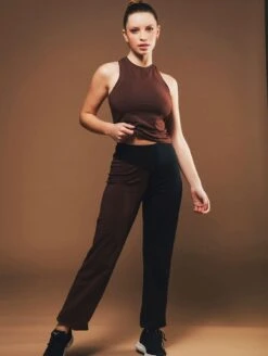 Cotton Tank Top | Brown