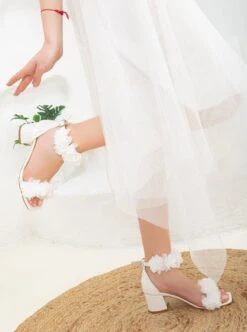 Kendra Flower Vegan Leather Wedding Shoes | White 10 Kendra Flower Vegan Leather Wedding Shoes | White -Women Clothing Store prologue shoes kendra white wedding shoes 30737848434801