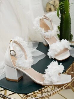 Kendra Flower Vegan Leather Wedding Shoes | White 11 Kendra Flower Vegan Leather Wedding Shoes | White -Women Clothing Store prologue shoes kendra white wedding shoes 30737848467569