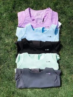 B-Confident Recycled Material Sports Vest | Misty Jade -Women Clothing Store reflexone b confident sports vest misty jade 15875801120881