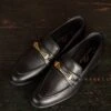 Bridge-Bit Cactus Leather Vegan Loafer | Black -Women Clothing Store ross oliver black uk7 eu41 us8 bridge bit cactus leather vegan loafer black 30490952859761