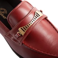 Bridge-Bit Cactus Leather Vegan Loafer | Burgundy 15 Bridge-Bit Cactus Leather Vegan Loafer | Burgundy -Women Clothing Store ross oliver bridge bit loafer in burgundy 30026803445873