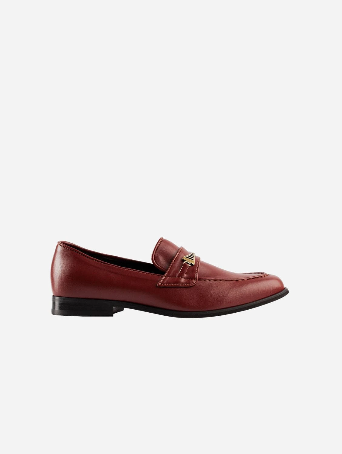 Bridge-Bit Cactus Leather Vegan Loafer | Burgundy 4 Bridge-Bit Cactus Leather Vegan Loafer | Burgundy - Image 2