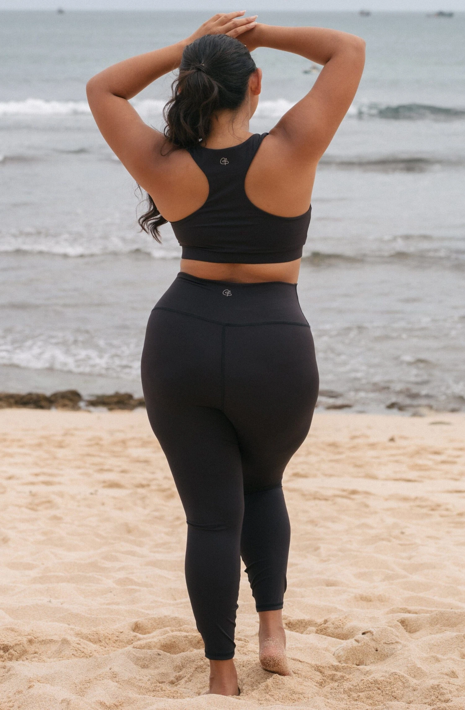 Hustle 7/8 Recycled Nylon Leggings | Black 7 Hustle 7/8 Recycled Nylon Leggings | Black - Image 5