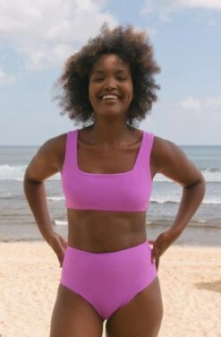 Lucky ECONYL® Bikini Bottom | Lilac -Women Clothing Store september lucky bottom lilac 30642537726065