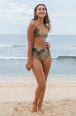 Lucky ECONYL® High Waisted Bikini Bottom | Sea Foam Camo Print 11 Lucky ECONYL® High Waisted Bikini Bottom | Sea Foam Camo Print -Women Clothing Store september lucky bottom sea foam camo print 29762433384561