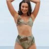 Lucky ECONYL® High Waisted Bikini Bottom | Sea Foam Camo Print -Women Clothing Store september lucky bottom sea foam camo print 29770888904817