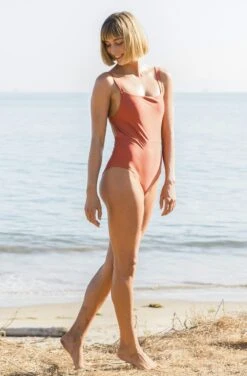 Paris ECONYL® One Piece Swimsuit | Burnt Sienna 9 Paris ECONYL® One Piece Swimsuit | Burnt Sienna -Women Clothing Store september paris econyl one piece swimsuit burnt sienna 28520367390833