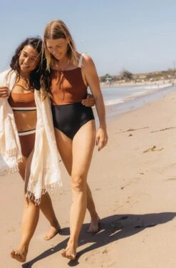 Paris ECONYL® One Piece Swimsuit | Copper & Black 20 Paris ECONYL® One Piece Swimsuit | Copper & Black -Women Clothing Store september paris one piece copper black 30705526734961