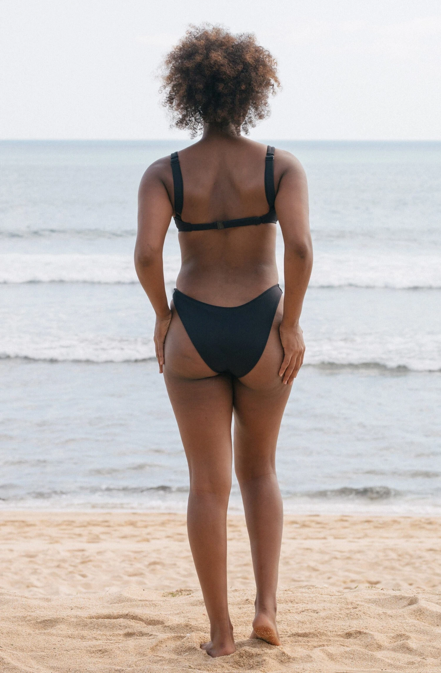 Rita ECONYL® Eco Rib Bikini Top | Black 5 Rita ECONYL® Eco Rib Bikini Top | Black - Image 3