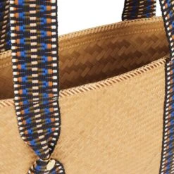 Mentawai Handwoven Bamboo Vegan Medium Tote Bag Indigo Straps | Natural 7 Mentawai Handwoven Bamboo Vegan Medium Tote Bag Indigo Straps | Natural -Women Clothing Store stelar mentawai handwoven bamboo vegan medium tote bag natural 28784355967089