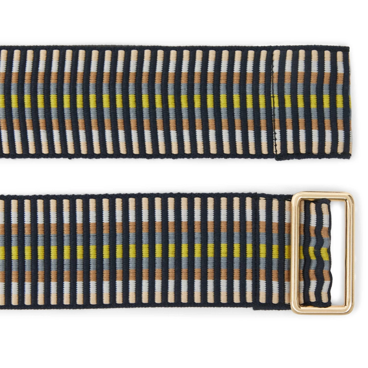 Sunda Handwoven Jacquard Belt | Sodalite Stripe 5 Sunda Handwoven Jacquard Belt | Sodalite Stripe - Image 3