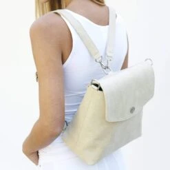 Women Clothing Store -Women Clothing Store svala gemma vegan leather backpack cream 28803633217649