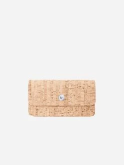 Sara Chain Wallet Purse | Natural Cork