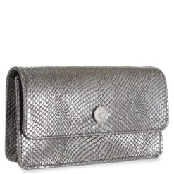 Sara Vegan Leather Chain Wallet Purse | Silver -Women Clothing Store svala sara vegan leather chain wallet purse silver 12467612352625
