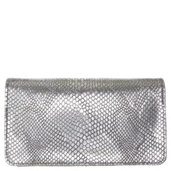 Sara Vegan Leather Chain Wallet Purse | Silver -Women Clothing Store svala sara vegan leather chain wallet purse silver 12467612385393