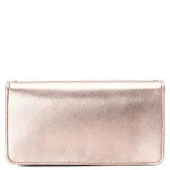 Sara Vegan Leather Chain Wallet Purse | Rose Gold -Women Clothing Store svala sara wallet purse rose gold 29931286102129