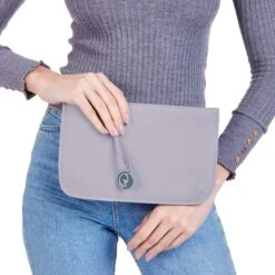 3 Vegan Leather Bags In 1 | Blue & Grey -Women Clothing Store the morphbag by gsk 3 vegan leather bags in 1 deep sea cloud 29295230124145