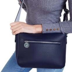 3 Vegan Leather Bags In 1 | Blue & Grey -Women Clothing Store the morphbag by gsk 3 vegan leather bags in 1 deep sea cloud 29295230255217