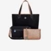 3 Vegan Leather Bags In 1 | Black & Rose Gold -Women Clothing Store the morphbag by gsk 3 vegan leather bags in 1 onyx rose gold 16015840444529