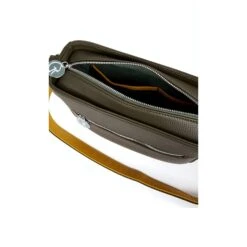 Vegan Leather Crossbody Handbag | Green & Mustard -Women Clothing Store the morphbag by gsk cross body vegan handbag in green yellow 28903169622129