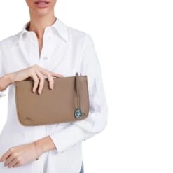 Multi-Function Vegan Leather Clutch | Beige -Women Clothing Store the morphbag by gsk vegan leather multi function clutch in beige 28903150682225