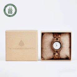 The Pine Women's Vegan Wooden Watch| Brown -Women Clothing Store the sustainable watch company the pine 30751530287217