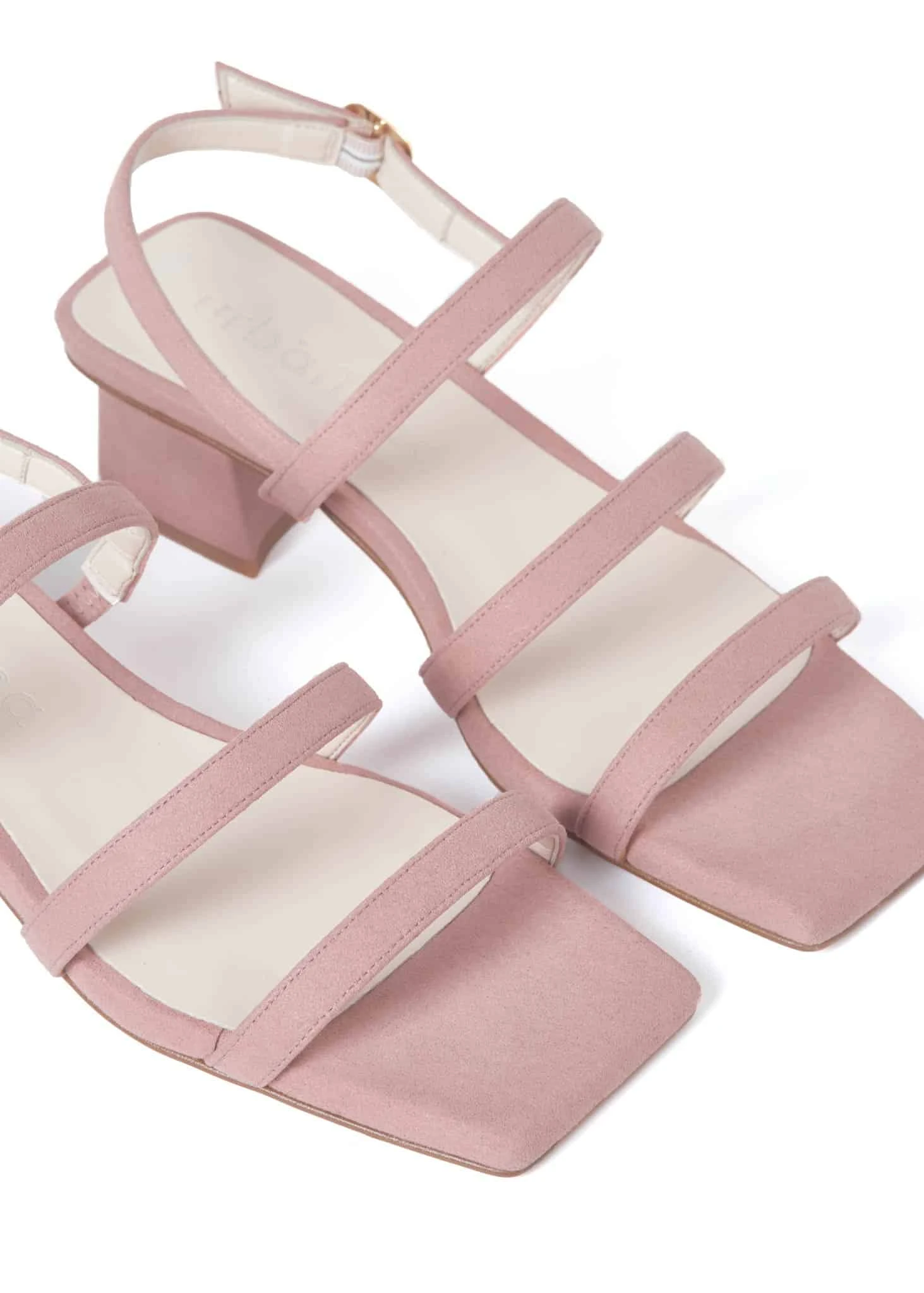 Glorieta Vegan Heeled Sandals | Pink 7 Glorieta Vegan Heeled Sandals | Pink - Image 5