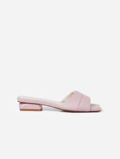 Promenade Vegan Mules | Pink