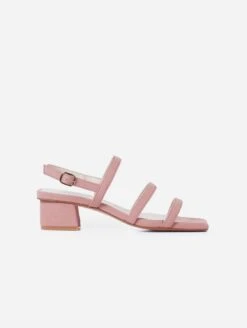 Glorieta Vegan Heeled Sandals | Pink