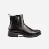 Frisee Men's Vegan Leather Inside Zip Boots | Black 1 Frisee Men's Vegan Leather Inside Zip Boots | Black -Women Clothing Store v gan 10 frisee inside zip boots 30515425542257